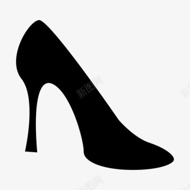 女鞋高跟鞋衣服图标图标