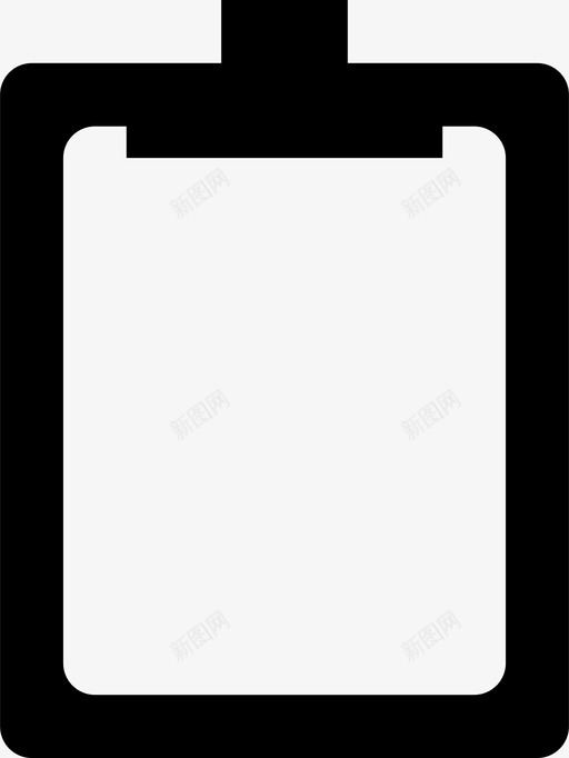 剪贴板便笺纸张图标svg_新图网 https://ixintu.com 业务和办公室 便笺 剪贴板 报告 报表 纸张