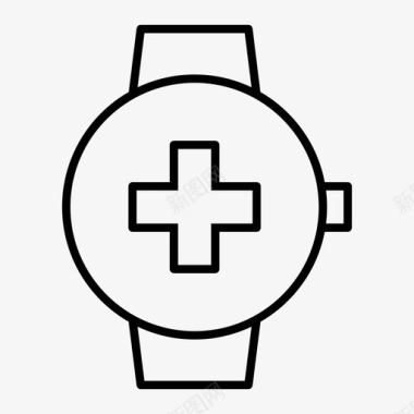 智能手表医疗紧急情况急救图标图标