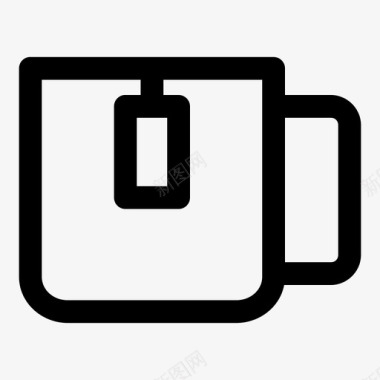 茶杯咖啡马克杯图标图标
