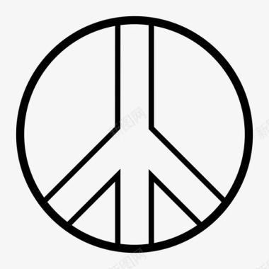 和平自由和谐图标图标