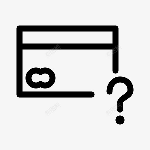 未知主卡借记卡储蓄图标svg_新图网 https://ixintu.com 主卡介质 借记卡 储蓄 未知主卡
