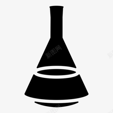 锥形烧瓶烧杯实验室图标图标