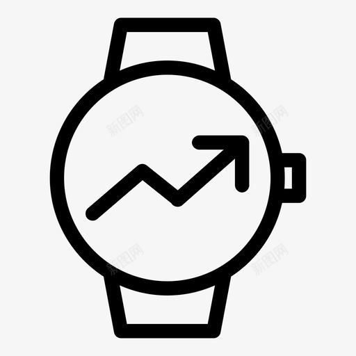 利润智能手表时钟设备图标svg_新图网 https://ixintu.com 利润智能手表 技术 时钟 智能手表 设备