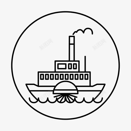 船货海图标svg_新图网 https://ixintu.com 海 海和船 船 货