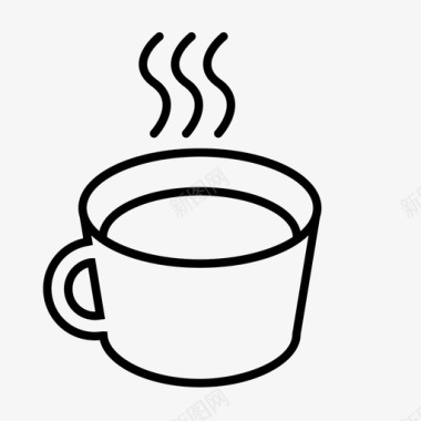 咖啡可可杯子图标图标