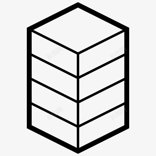 一堆箱子一堆图标svg_新图网 https://ixintu.com 一堆 一堆箱子