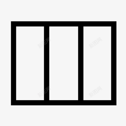 小册子网格布局图标svg_新图网 https://ixintu.com 3个面板 fa薄变体 小册子 布局 模板 网格