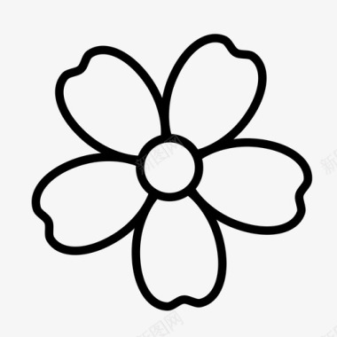 樱花花自然图标图标