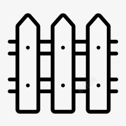 家用围栏围栏树篱家用图标高清图片