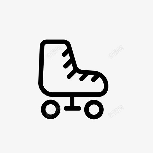 溜冰鞋运输车辆图标svg_新图网 https://ixintu.com 溜冰鞋 车辆 运输