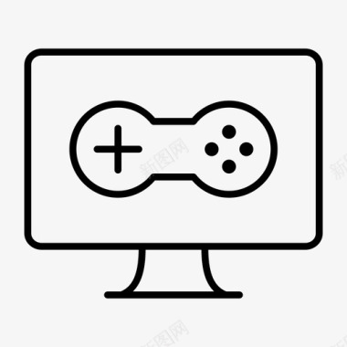 监控游戏游戏机游戏控制器图标图标