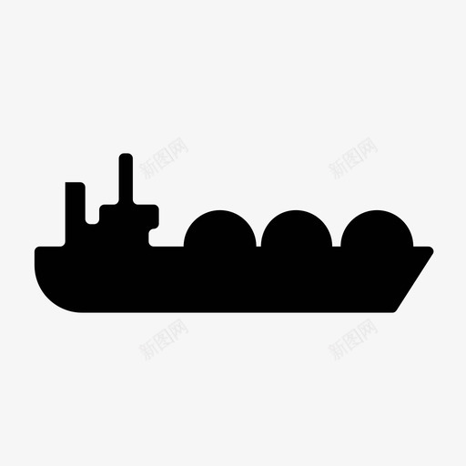 液化天然气船舶天然气运输图标svg_新图网 https://ixintu.com 天然气运输 液化天然气 船舶