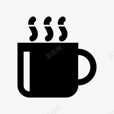 咖啡杯子热茶图标图标