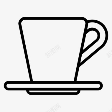 一杯咖啡餐厅茶图标图标