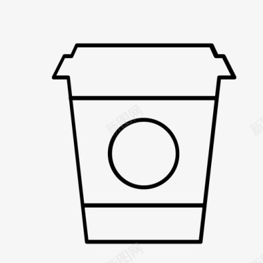星巴克咖啡因咖啡图标图标