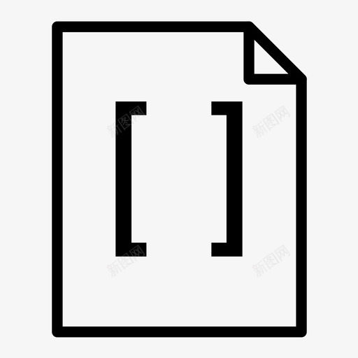 托槽纸折叠角页图标svg_新图网 https://ixintu.com 托槽纸 折叠角 纸 角状页 页