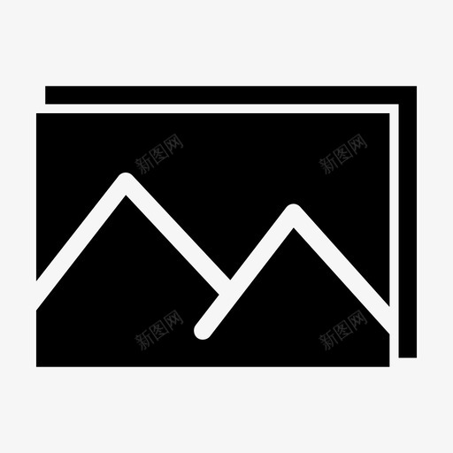 艺术展示相框画廊图标svg_新图网 https://ixintu.com 图像 图片 照片 相框画廊 艺术展示 视图
