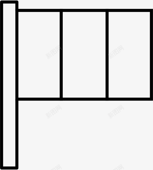 尼日利亚非洲国家图标svg_新图网 https://ixintu.com 世界国旗轮廓 国家 国旗 尼日利亚 非洲