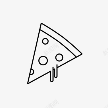 披萨快餐餐食图标图标