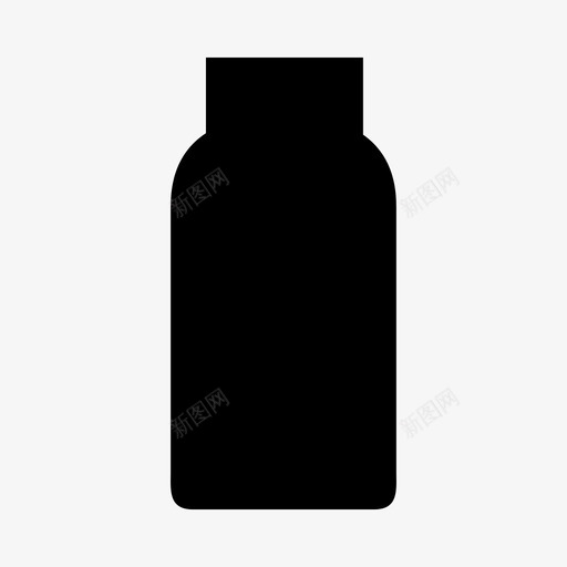 瓶子容器塑料瓶图标svg_新图网 https://ixintu.com 仓库 储存 塑料瓶 容器 瓶子
