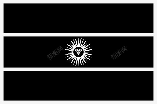 阿根廷国家国旗图标svg_新图网 https://ixintu.com 世界矩形旗帜字形 国家 国旗 阿根廷