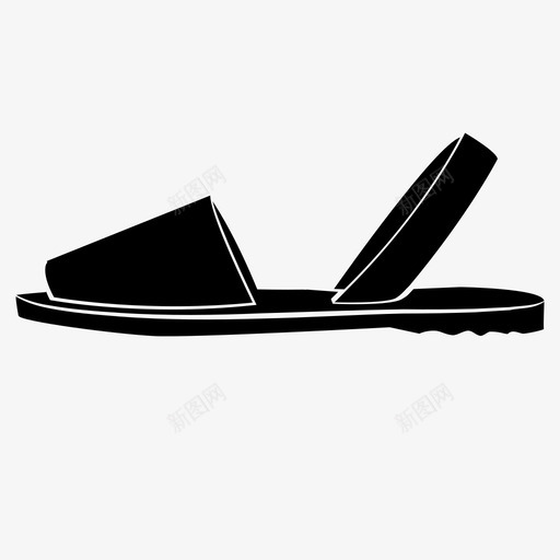 阿瓦卡皮鞋凉鞋图标svg_新图网 https://ixintu.com 凉鞋 新潮鞋 皮鞋 阿瓦卡