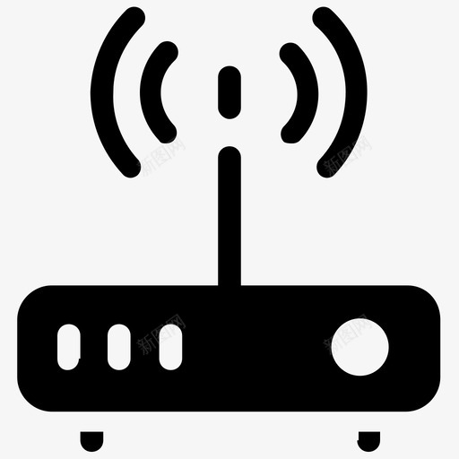 wifi路由器wifi调制解调器无线保真度图标svg_新图网 https://ixintu.com wifi调制解调器 wifi路由器 wlan 无线保真度 用户界面图标集合