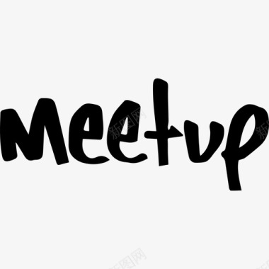 Meetup徽标社交社交图标图标