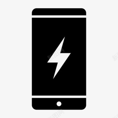 flash智能手机android移动通知图标图标