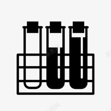 试管架医院实验室图标图标