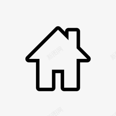 住宅房屋结构出租房屋图标图标