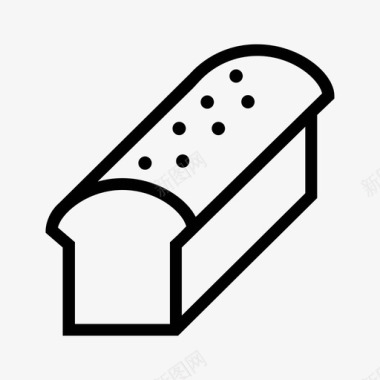 面包酒吧吃的图标图标