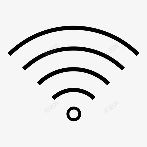 wifi互联网在线图标svg_新图网 https://ixintu.com wifi wifi开启 wifi无线互联网 互联网 在线 无线