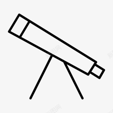 望远镜天文凝视图标图标