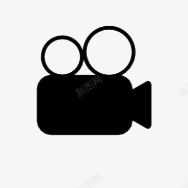 摄像机电影符号图标图标