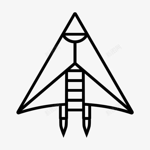 太空船未来派科幻小说图标svg_新图网 https://ixintu.com 太空战斗机 太空船 宇宙飞船 未来派 科幻 科幻小说