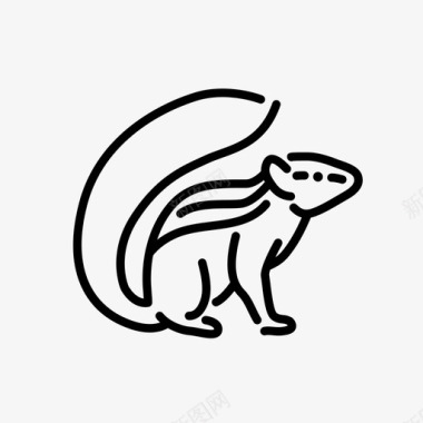 松鼠动物森林图标图标