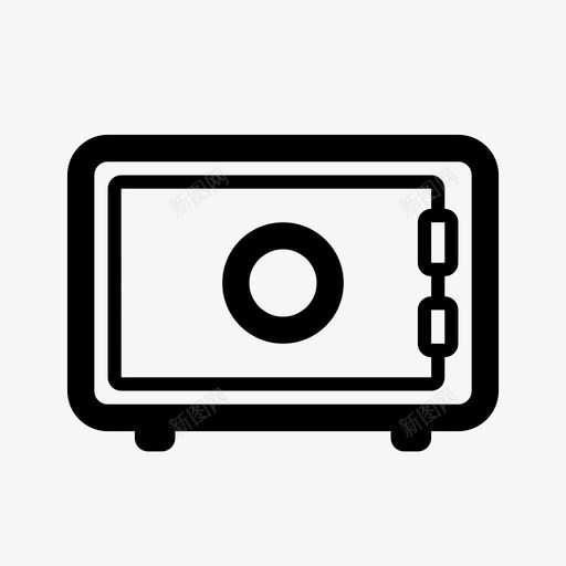 金库银行货币图标svg_新图网 https://ixintu.com 保护 保险箱 安全 货币 金库 金融资金 银行
