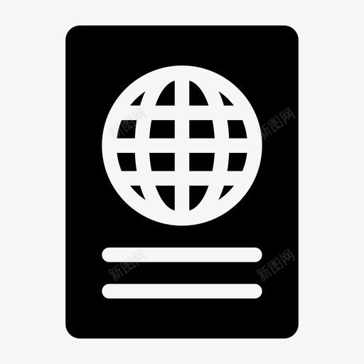 护照法律文件护照簿图标svg_新图网 https://ixintu.com 名单 护照 护照簿 旅行 旅行证件 法律文件 签证