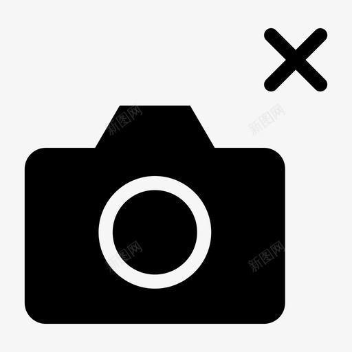 相机移除艺术画廊图标svg_新图网 https://ixintu.com 录音机 摄影 照片 画廊 相机移除 艺术