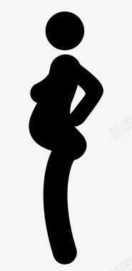 怀孕婴儿爱情图标图标