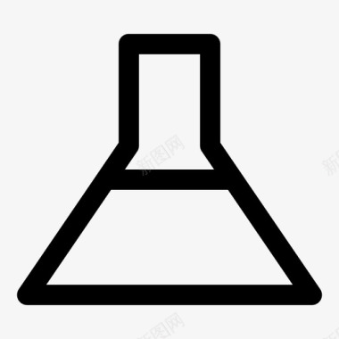 锥形烧瓶烧杯化学品图标图标