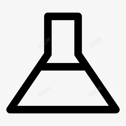 锥形烧瓶烧杯化学品图标svg_新图网 https://ixintu.com 一般重型 化学品 烧杯 玻璃 科学 锥形烧瓶