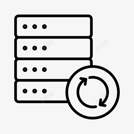 数据同步数据服务器加载图标svg_新图网 https://ixintu.com 上传数据 同步数据 数据下载 数据同步 服务器加载 服务器更新