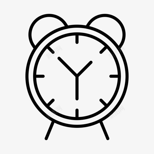 手表闹钟时钟图标svg_新图网 https://ixintu.com 手表 时钟 时间 简单 计时器 闹钟