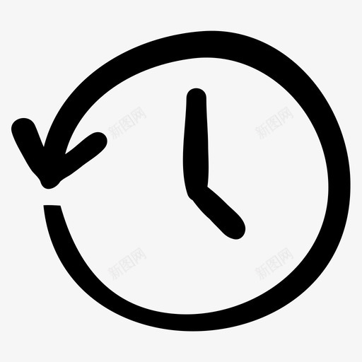 时钟背面音乐图标svg_新图网 https://ixintu.com 工具 时钟 时间 背面 音乐