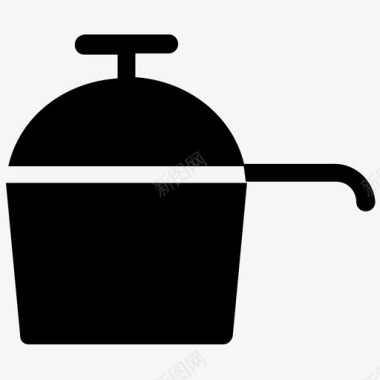 烹调锅烹饪锅炊具图标图标