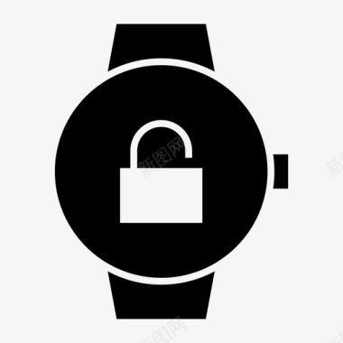 smartwatch不受保护applesmartwatch时钟图标图标