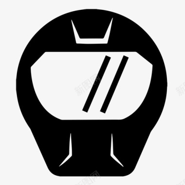 头盔帽子摩托车图标图标